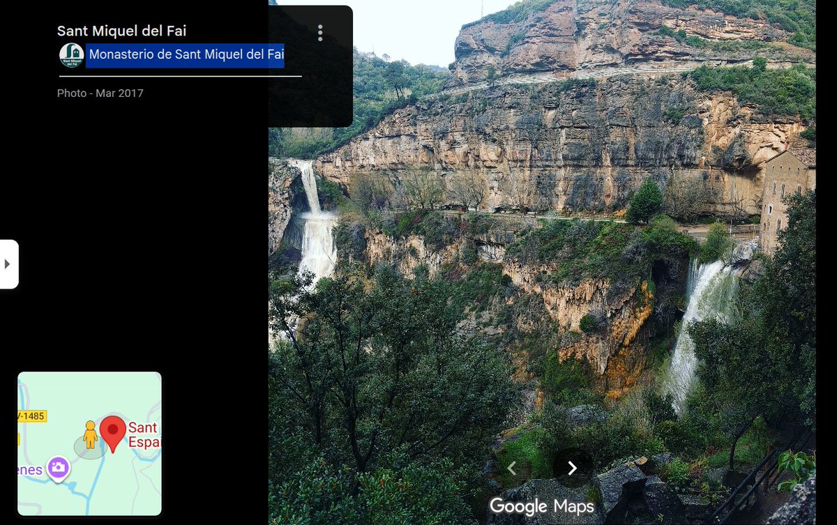 Found a nice place to check in the next days:
A monastery with cascades of holy water