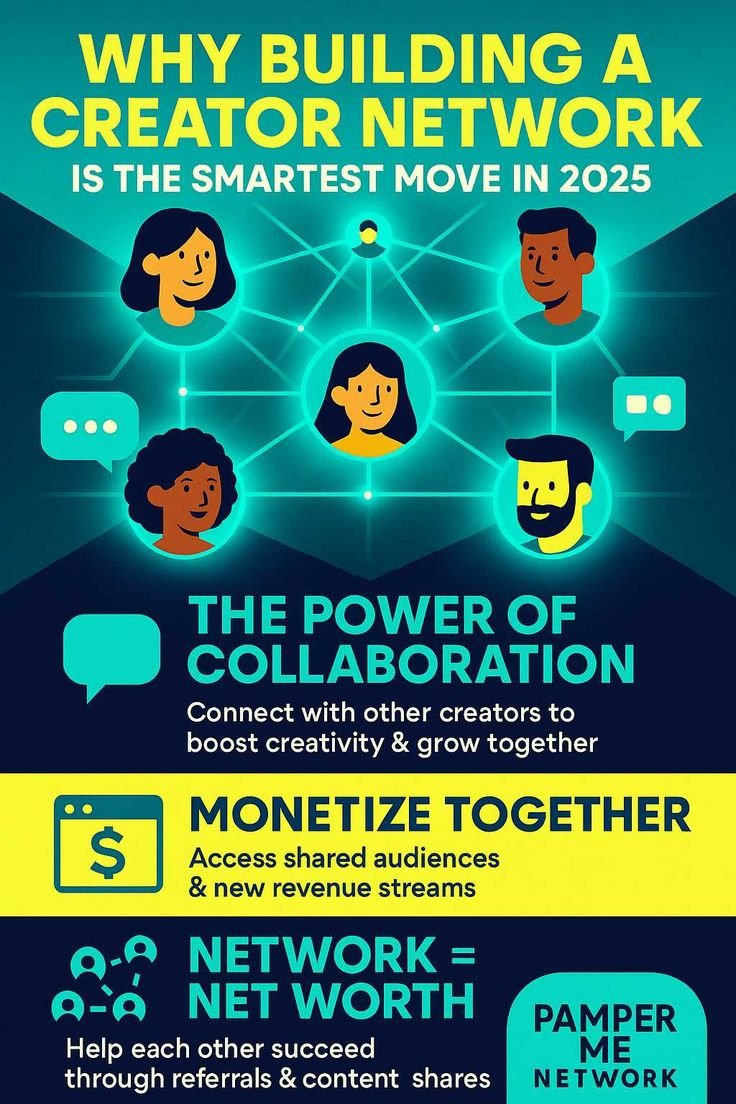 The era of solo creators is ending. In 2025 &amp; 2026, growth belongs to networks — communities of creators who cross-promote, share revenue, and amplify each other’s reach. 
Read article: pin.it/5Rnbs5iCg
Download Comet browser pplx.ai/matrix-thompson

#ai
