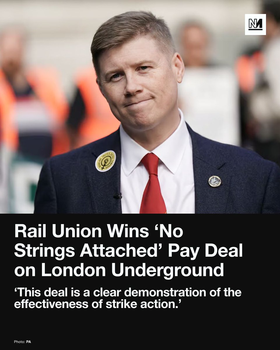 Striking tube workers on the London Underground have just won a “no strings attached” three year pay deal.

The National Union of Rail, Maritime and Transport Workers (RMT) secured the deal after a five day strike in September, which brought London to a standstill.

It will