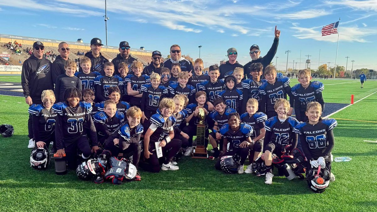 Congrats to the Frankfort Falcons Varsity and LW Black football teams on each winning the River Valley Super Bowl!