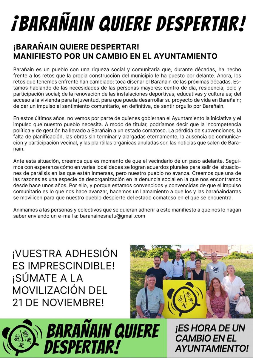 Barañain Despierta tweet media