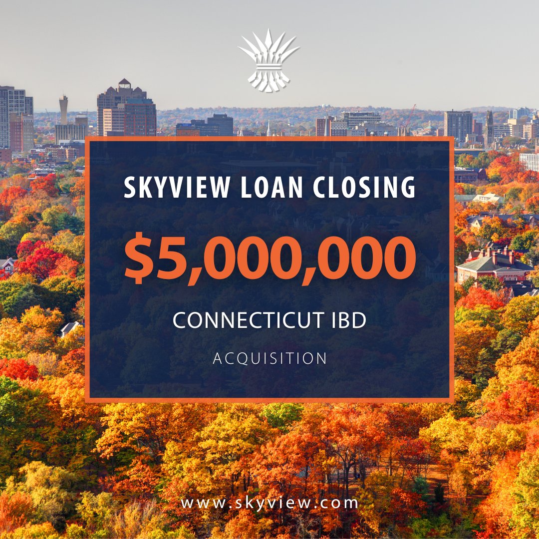 Loan closing day! A CT-based IBD secured $5M in financing to fund a practice acquisition.

Are you exploring M&amp;A opportunities to grow your firm? SkyView offers tailored financing solutions specifically designed for RIAs.

Schedule a consultation: bit.ly/493pM0E