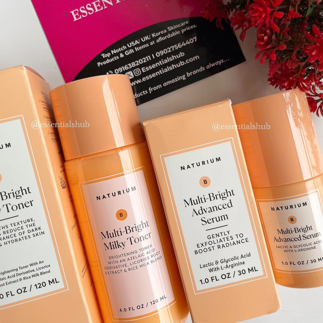 EssentialsHub_'s tweet image. ✨Glassy, bright and baby-smooth skin? Yes please!💅🏽

Meet your new glow dream team: Naturium Multi-Bright Milky Toner + Naturium Multi-Bright Advanced Serum

here to transform dullness into radiance🌞

Shop the Naturium Multi-Bright Duo now at Essentials Hub💕