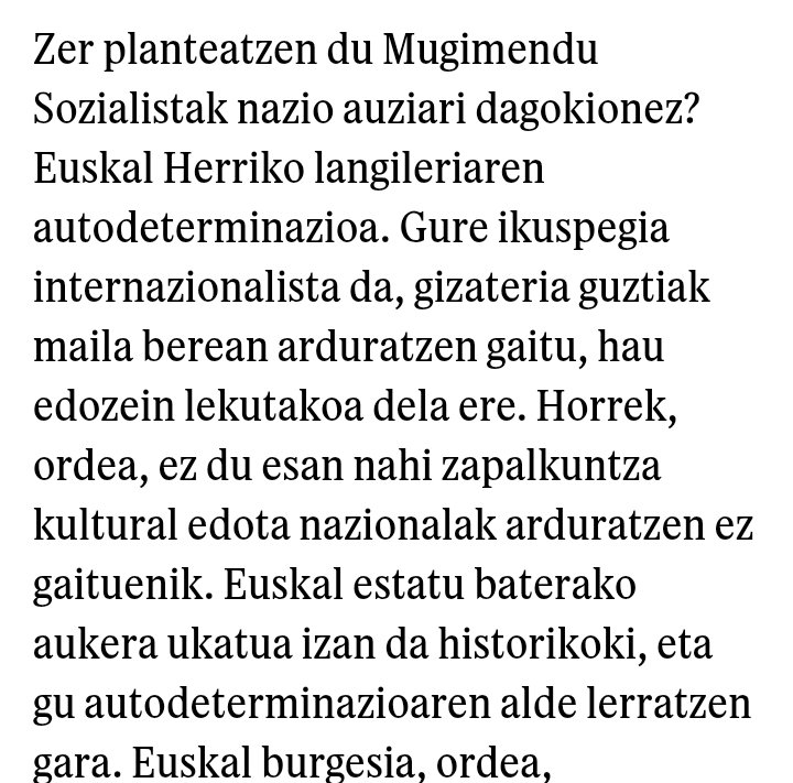 Horren baitan kokatzen ote dute Bilboko 15eko manifestaziorako ikurriñari betoa jartzen saiatu izana?  🤔
"Palestinar langileria askatu" aldarrikatzen hasiko ote dira?
#manipulaziorikEZ!