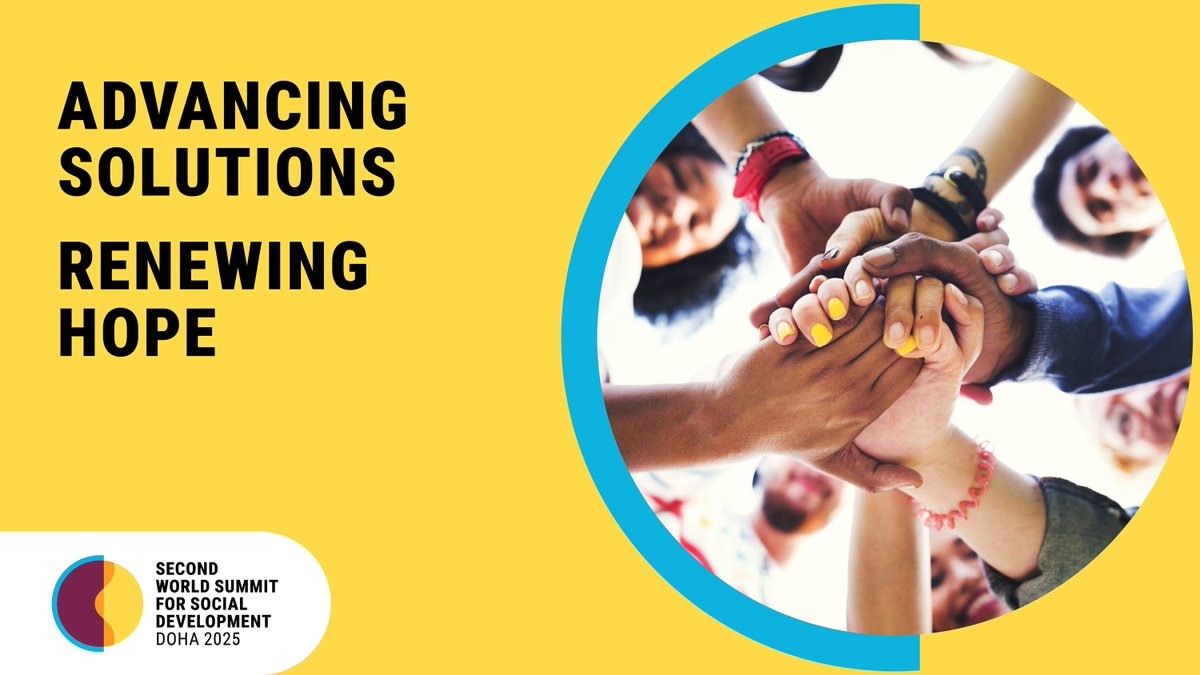 UN4Ageing's tweet image. Experienced and underutilized: older workers bring knowledge and resilience to the future of work.

#SocialSummit2025 for The Critical Role of Older Persons in the Workforce and the Future of Work.

🕓 4:45–6:00 PM |📍Room 9, QNCC (Doha)
#PopulationAgeing #SocialDevelopment