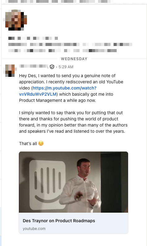 Des Traynor tweet media