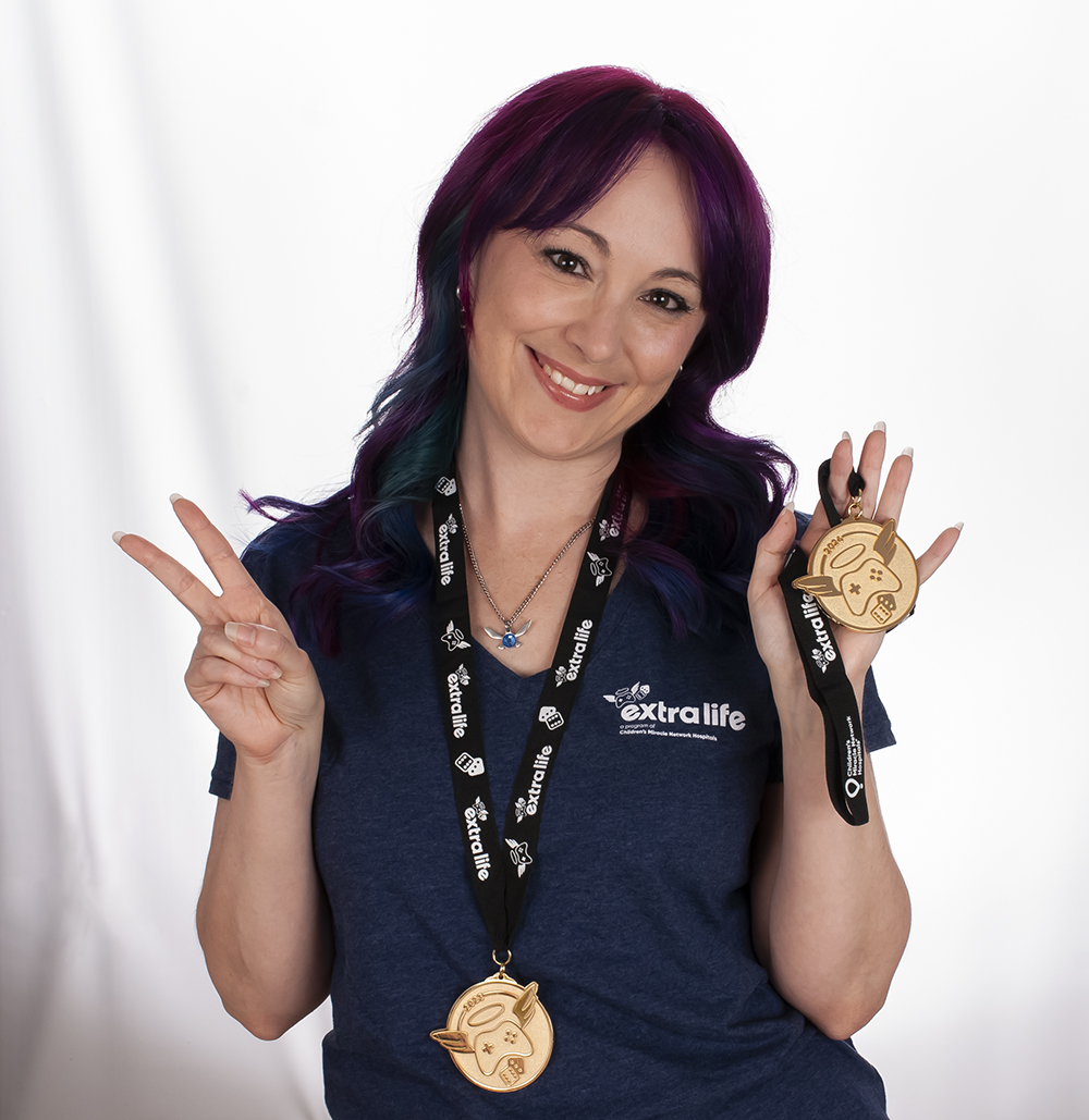 It's the most exciting time of the year! #ExtraLife Game day is coming up this weekend -- Nov 08-09💙I can't wait to take part in this with you guys for our 8th year together as a community and raise funds for such a good cause! See you this weekend 🥰 #ChangeKidsHealth #4TheKids