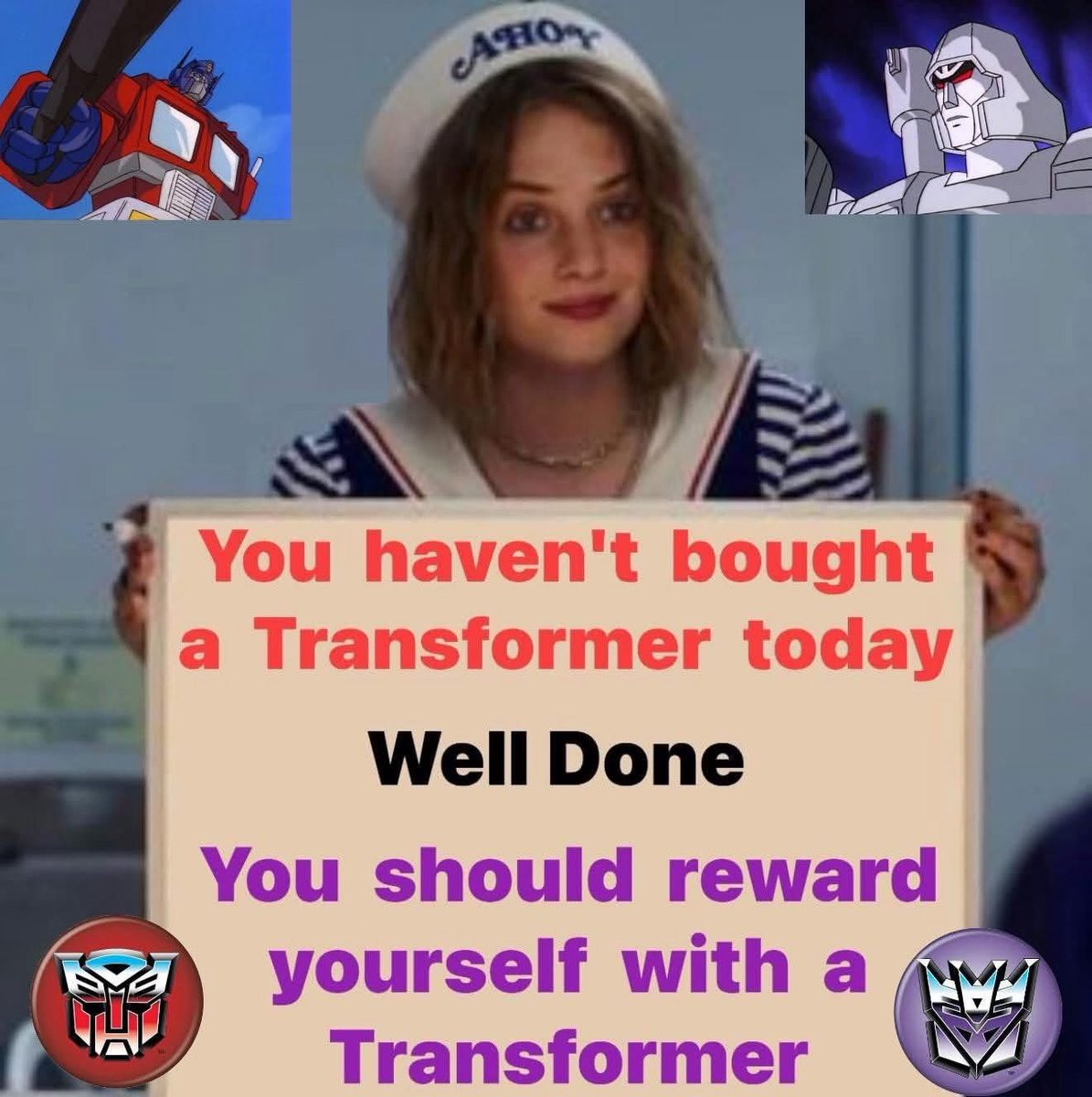 Reward yourself with a transformer