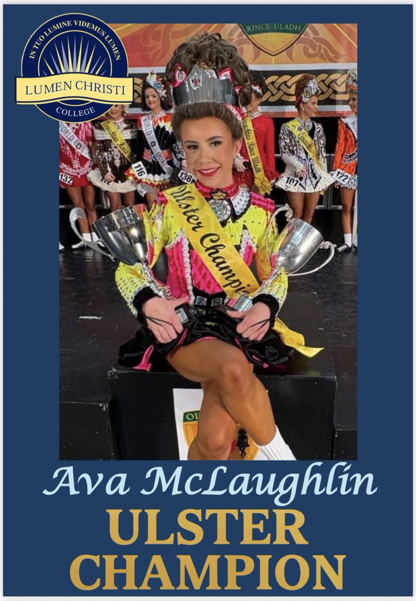 Irish Dancing 
Many congratulations to all of our students who had great success over the Halloween break.      🎉Our Ulster Champions🎉