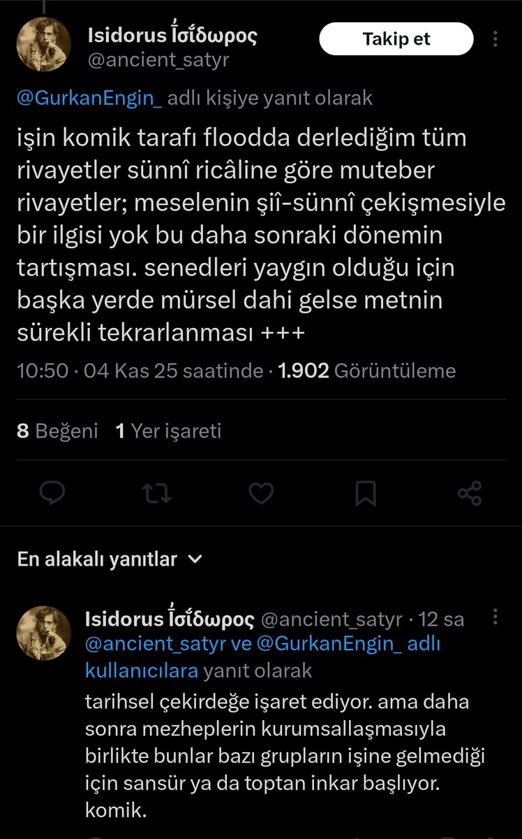 Şu rivayetin senedi bile yok; nasıl muteber olacak?