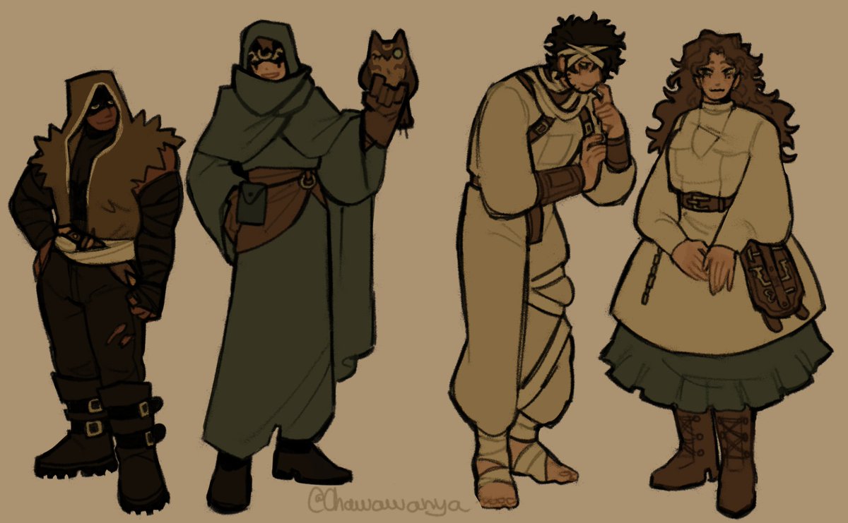 Chawawanya's tweet image. drew some of my favorites n had fun with shapes!!

#idv #identityv #idvfanart #identityvfanart