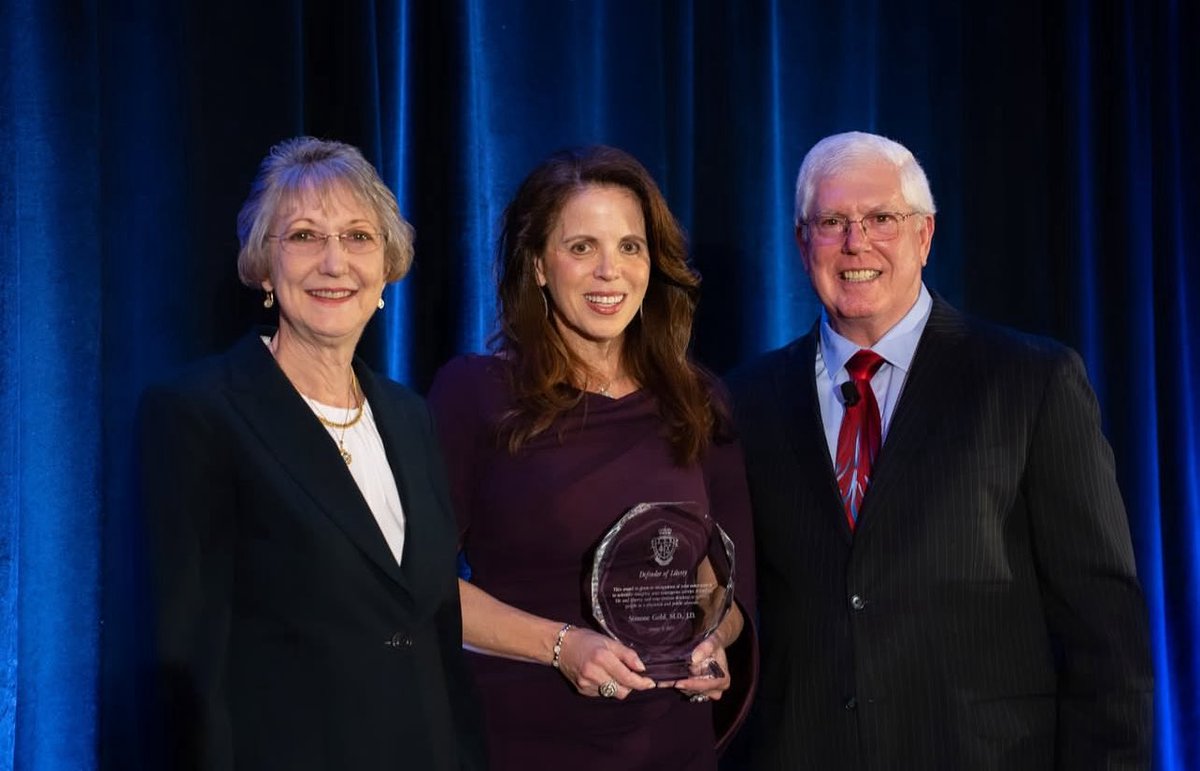 Honored to receive the Defender of Liberty Award from Liberty Counsel at their annual gala in Naples, Florida.

This recognition is not about me—it’s about every American who stood for truth, faith, and freedom when it mattered most.

The fight for liberty is far from over.