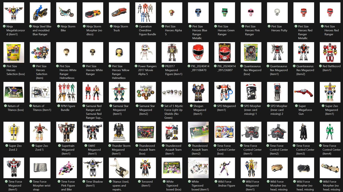 More more more! More Power Rangers, including what's in this image, has been added to The Toku Source clearance sale pages. Webstore is officially closed so email if you're interested in anything to arrange payment.

#powerrangers #clearance #clearancesale #closingdown #tokusatsu