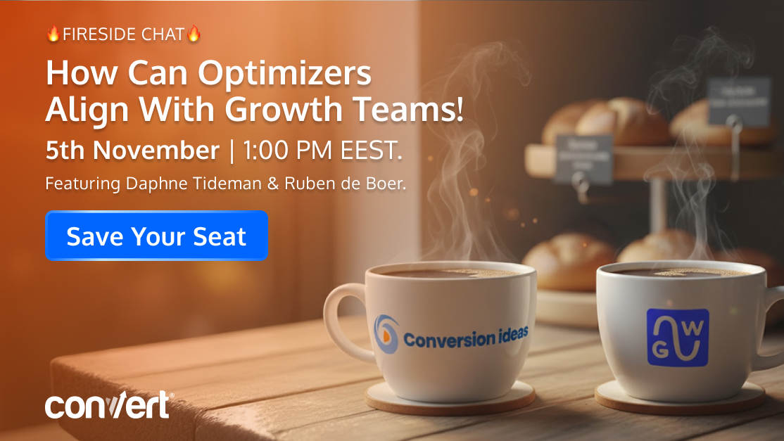 Convert's tweet image. Want to know the &apos;gossip&apos; when a DTC growth champion meets an experimentation guru? 

Daphne Tideman and Ruben de Boer are spilling the tea!

They&apos;re coming together for a fireside chat tomorrow to discuss how optimizers can perfectly align with rapidly growing growth teams.…