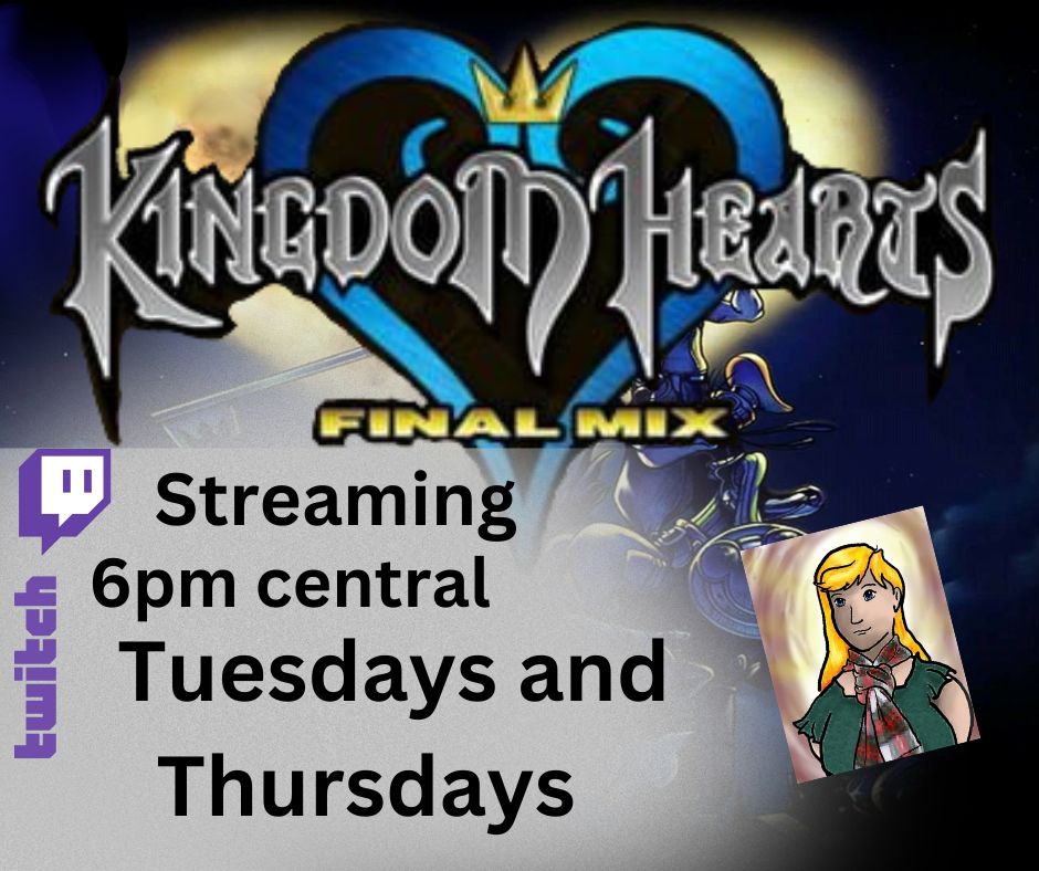 JexAdox's tweet image. Kingdom Hearts chill and relaxing stream:
we still focusing on leveling up
no stress.... someday we get Maleficent... might try again today.
twitch.tv/jexadox
#kingdomhearts #kh1 #leveling #chill #stream