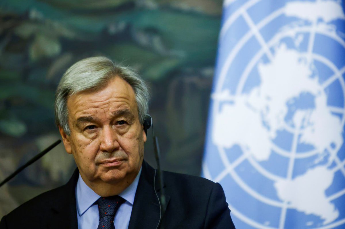 🔴Birleşmiş Milletler Genel Sekreteri Antonio Guterres:

▪️Sudan'daki savaş kontrolden çıktı.

▪️Yüz binlerce sivil kuşatma altında.
