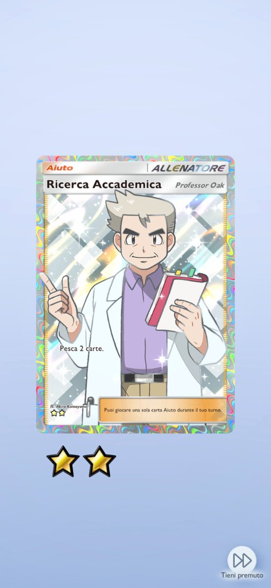 kensuto8's tweet photo. @PokeHub_PTCGP Quiero recibir la carta de Profesor Oak ⭐⭐ en Pokehub. https://t.co/nZY3dHLilb