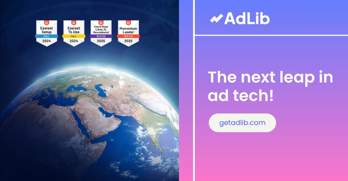 AdLibDSP's tweet image. Streaming &amp;amp; live events = peak attention.
AdLib helps you own the moment &amp;amp; measure impact 🎯 
getadlib.com