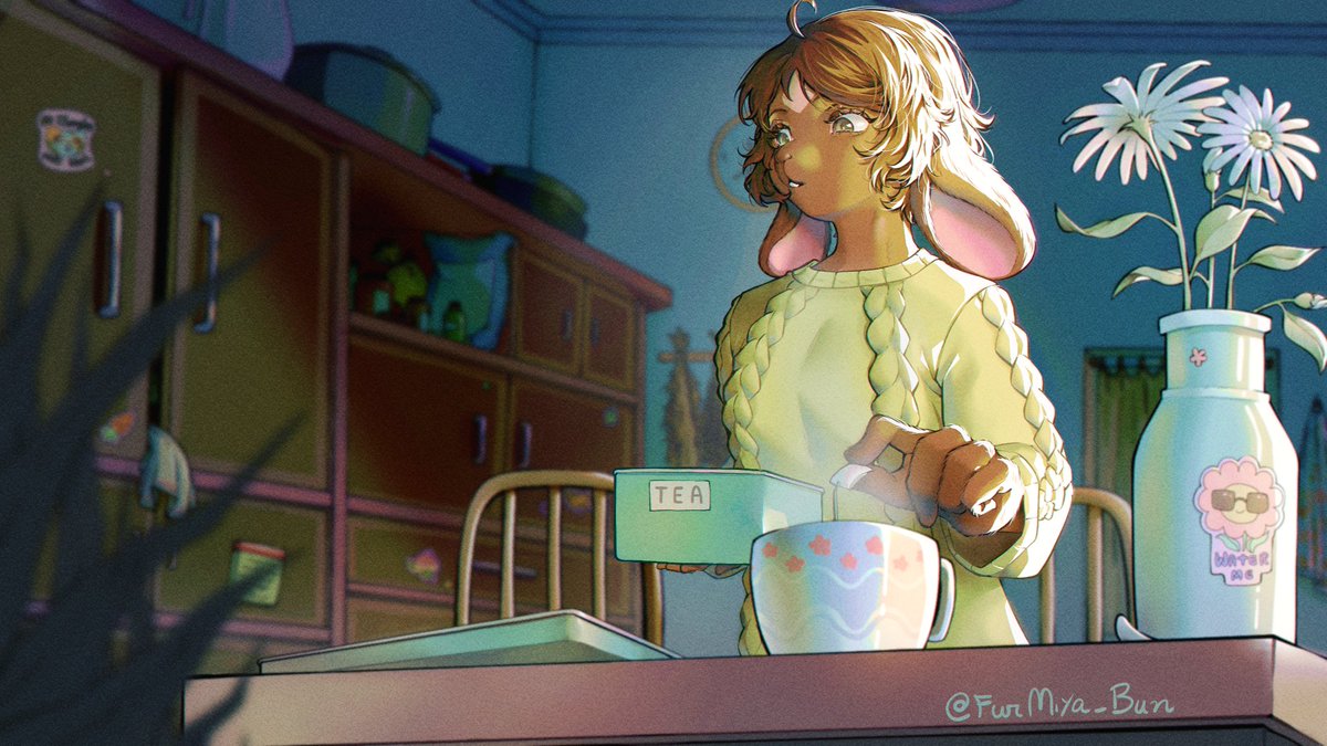 FurMiya_Bun's tweet image. art trade with @Crizones_Paws!!! Rlly enjoyed working on her hair, gosh... The overall composition too and all
#furryartwork #furry