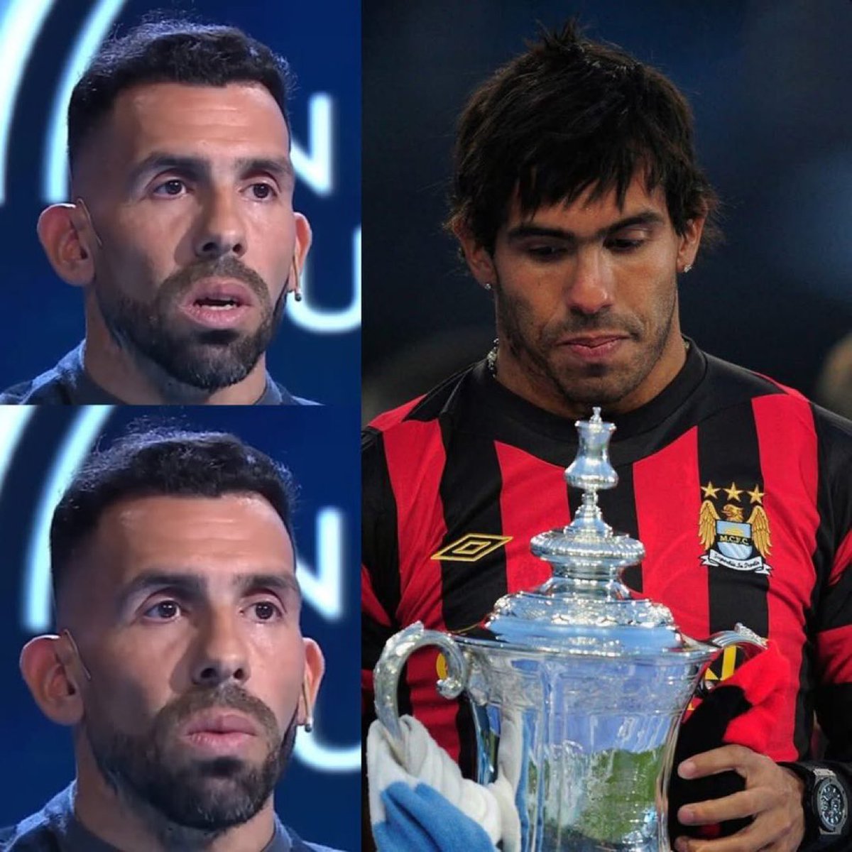 PurelyFootball's tweet photo. 🗣️ Carlos Tevez: “When I arrived in England, they took me to see the house the club was offering me. It had a garden, a garage, shiny floors... and silence.

A lot of silence. I came from Fuerte Apache, where five of us slept in one room and gunshots were part of the night. I didn’t know how to live in tranquility. It scared me. After a while, I asked to move. I went to a poorer, noisier neighbourhood, where the neighbours shouted, cooked on the sidewalk, and kids played in the street.

That’s where I felt at home. Not all of us dream of the same things. Some of us dream of going back to what we are.”