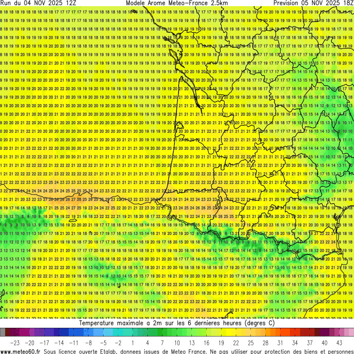 meteo60's tweet image. 🌡️Ce mercredi sera la journée la plus #douce de la semaine avec des températures régulièrement situées bien au-dessus des normales de la période. C&apos;est près des Pyrénées qu&apos;il fera le plus #chaud avec parfois plus de 25/26°C. 
Carte : meteo60.fr