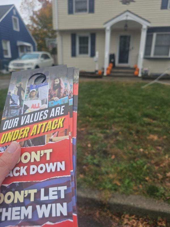 ashleyhayek's tweet photo. We can flip New Jersey.

@America1stWorks has knocked nearly 200K doors and sent 5.4 MILLION texts to fire up voters across the state. 

Thankful for the leadership of @Maloney, @MattRooneyNJ, @JackPosobiec, @JudgeMichaelD, @tpaction, and @tylerbowyer 

Every vote counts 🇺🇸 https://t.co/CCsizrFCoO