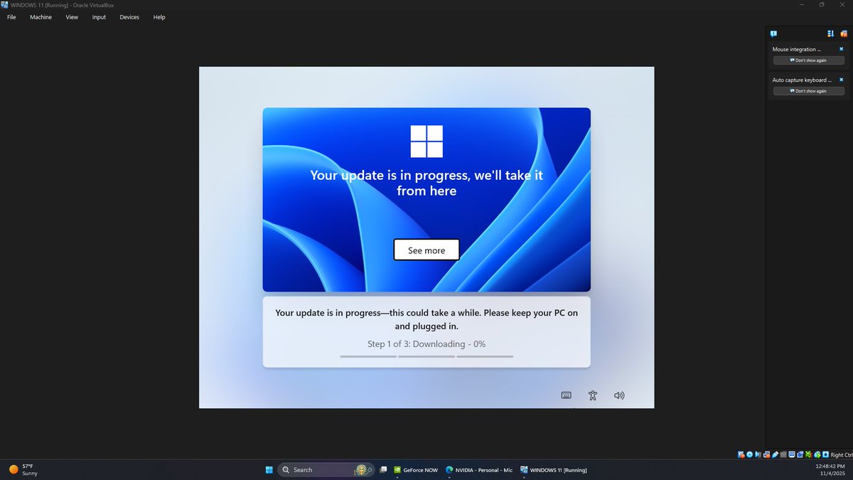 This new update setup screen fancy