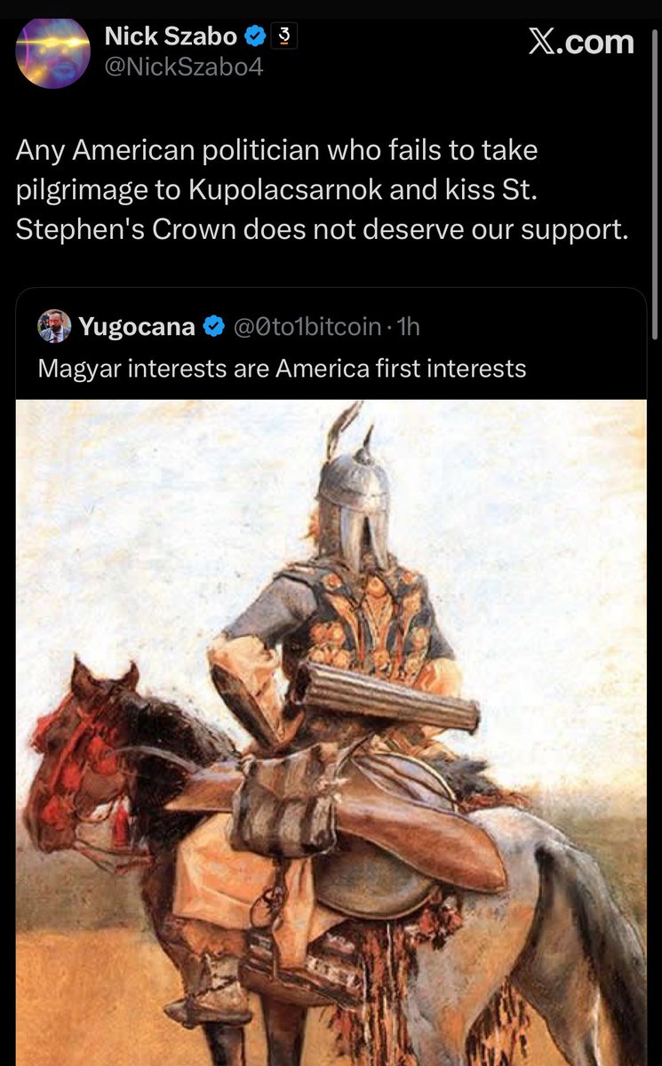 These two things are now on my bucket list. Hungary was the political giant that helped Bosnia become a Kingdom ⚜️.

The Magyars and the Bosnians are brotherly peoples.