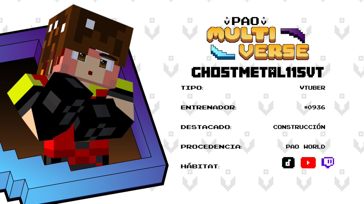 PWolrd31941's tweet photo. Se ha generado una nueva fluctuación Heroica
@Ghostmetal115 #Minecraft #paostudio #serie #cobblemon #pokemon #paomultiverse https://t.co/ACPIqyEbyx