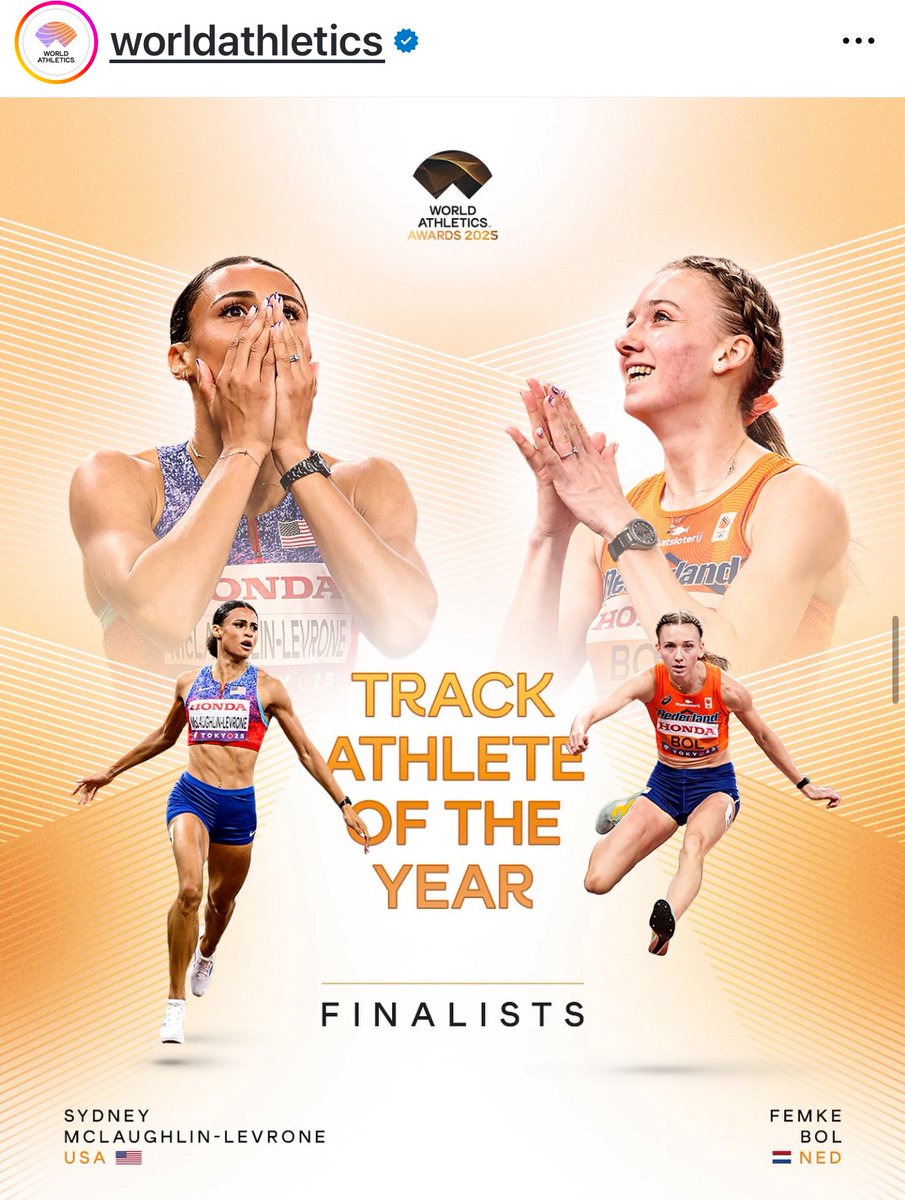 Bitch say what now?

Trash ass Femke Bol over Melissa Jefferson Wooden.