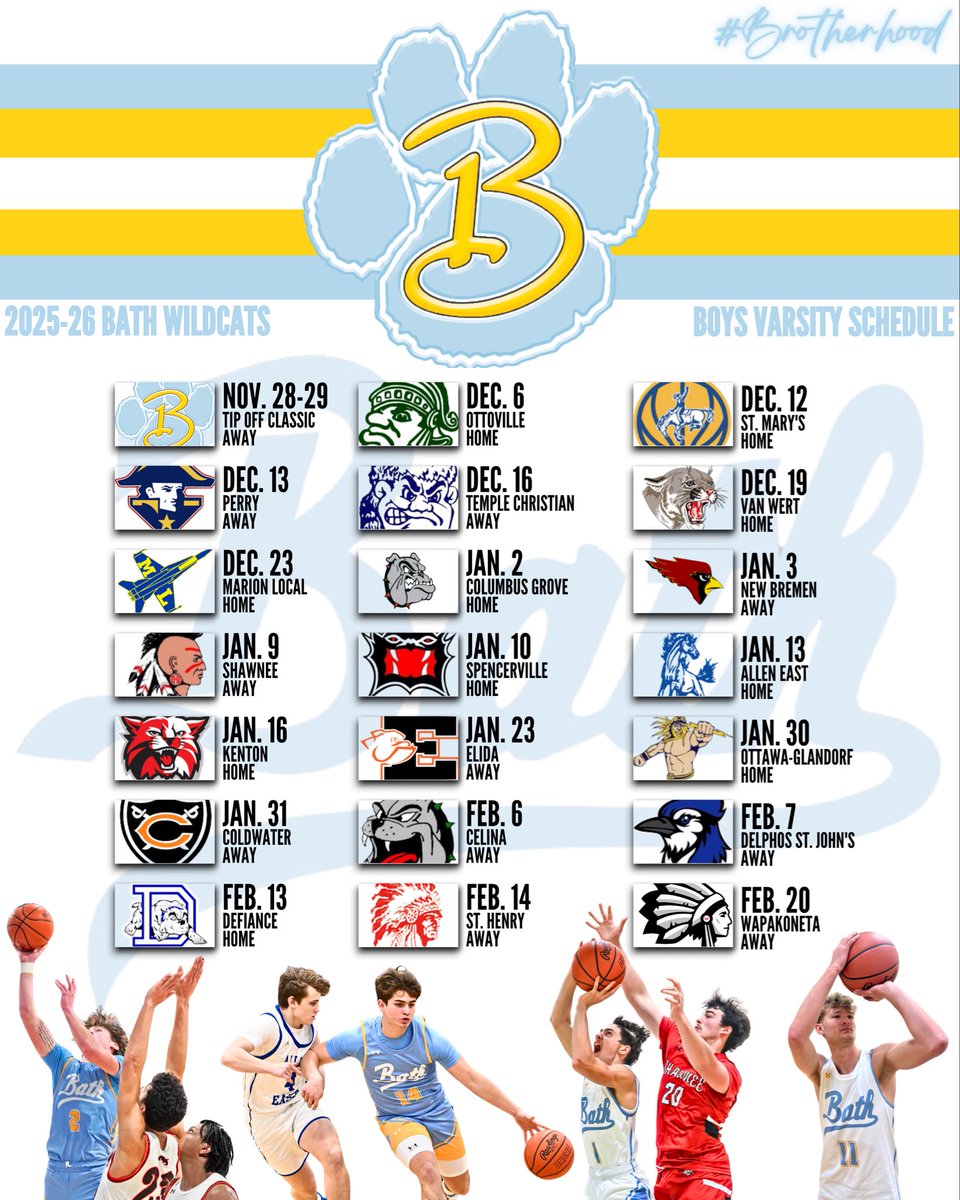 ❕2025-2026 Schedule❕

A couple new non-conference opponents and the always tough <a href="/wblsports/">WBL</a> slate! 

Shoutout to <a href="/LewisShine/">Lewis Shine (Graphic Designer)</a> for putting this together.