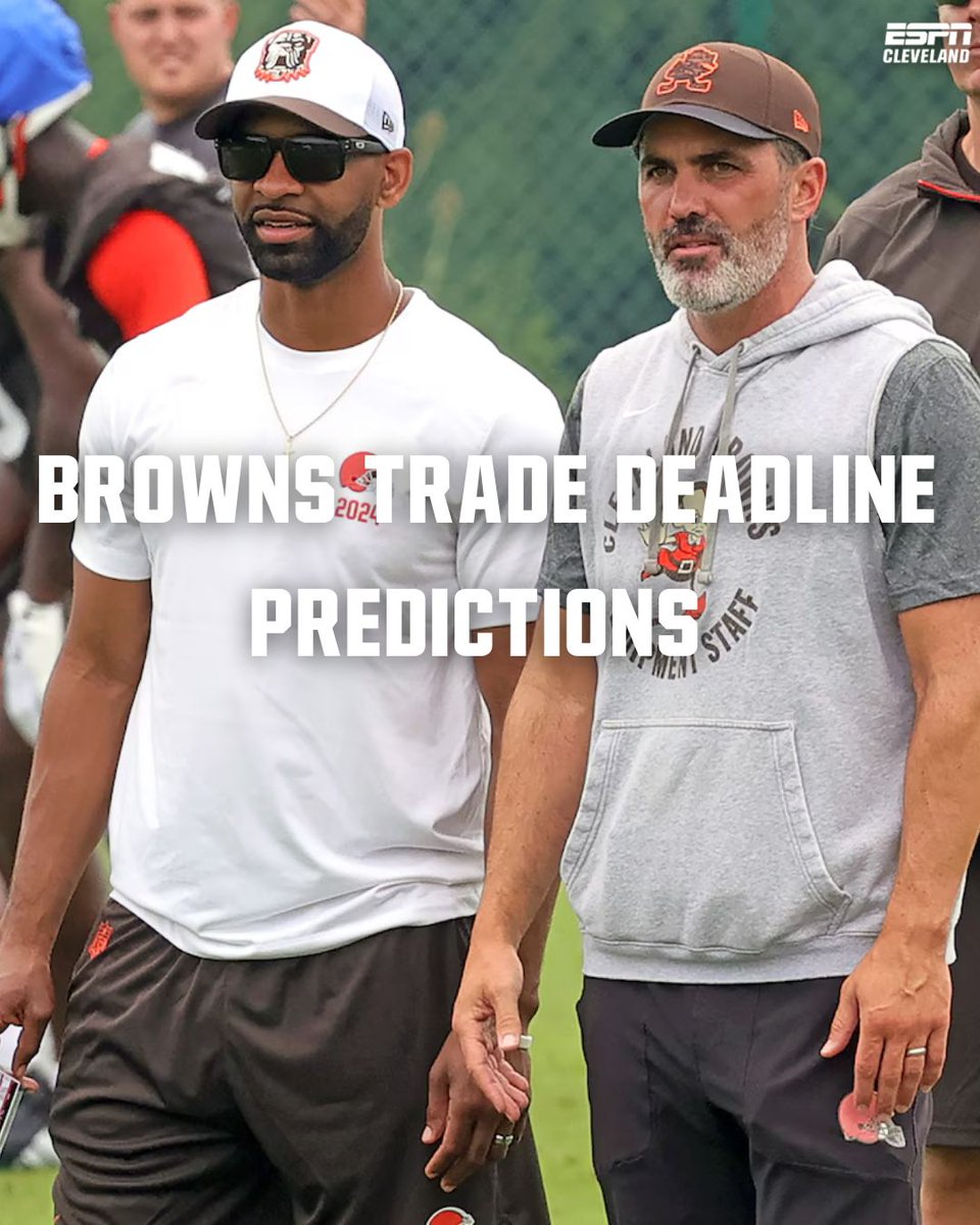 ESPNCleveland's tweet photo. 3 hours until the deadline. What will the Browns do? https://t.co/mGkFbsKIlm