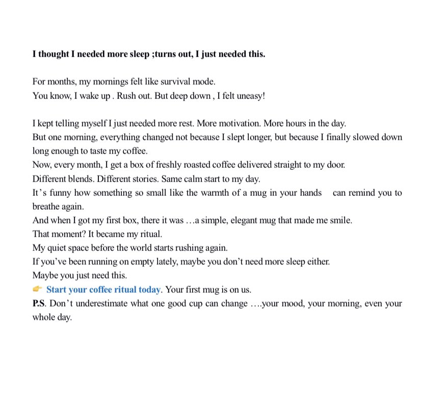 DSalesLetterGal's tweet image. Day 4

#SalesLetterChallenge #CopywritingChallenge #30DaySalesLetterChallenge #CopywritingJourney #CopywriterInAction