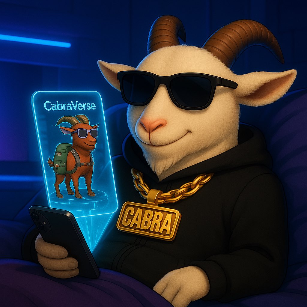 Lacabracoin's tweet image. Testing some things for the CabraVerse 👀💫

Don’t follow the herd, be the $CABRA

#CabraCoin #GenesysNetwork #memecoin