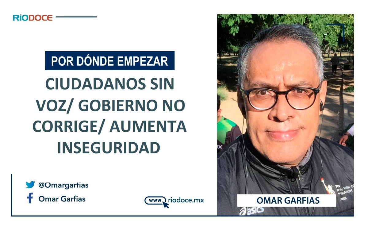 #Opinión | Omar Garfias escribe en su columna #PorDóndeEmpezar: "La ley establece que el #gobernador debe designar nueve representantes de la sociedad para integrar la Coordinación General del Consejo Estatal de Seguridad Pública, #CGCESP.