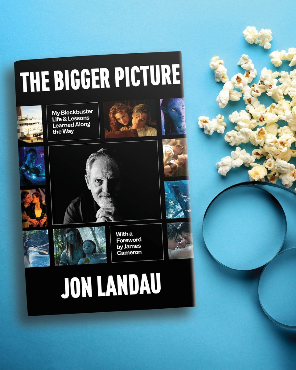 officialavatar's tweet image. In his retrospective memoir, Jon Landau, the Academy Award–winning film producer behind Avatar and other blockbusters, shares behind-the-scenes stories about some of the greatest movies of our time and advice on how to live well.

Buy it now: books.disney.com/book/the-bigge…