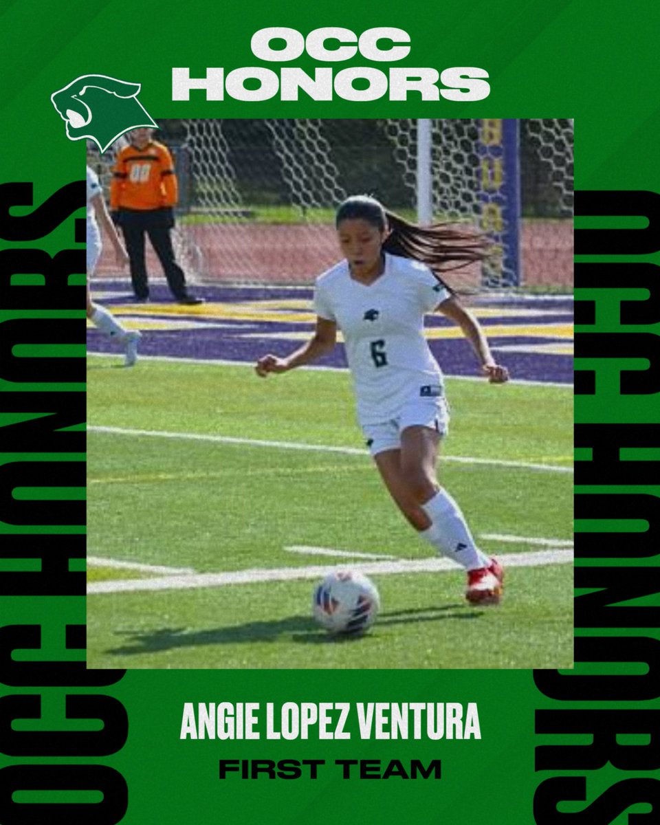 Congratulations to Angelique Lopez Ventura — First Team All-OCC Capital Division