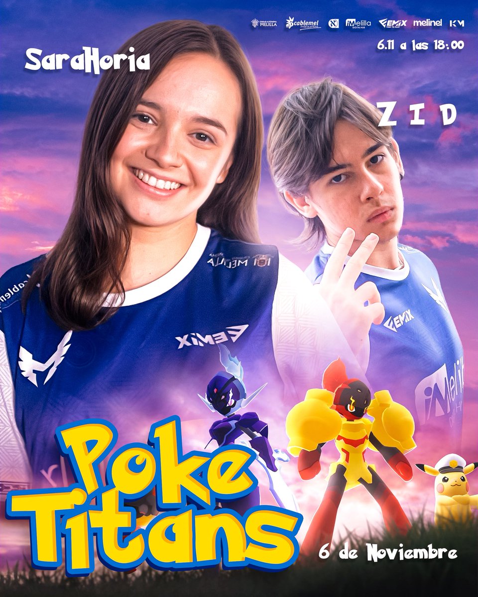🚨 🚨 🚨

Voy a jugar el primer Pokémon de mi vida 🤯

😎 PokeTitans es una realidad, pero no lo haré sola, tendré al mejor coach posible: <a href="/ZID_casts/">MT Z I D</a>

🤔 ¿Cuánto tiempo tadaré en no hacerle caso a Zetaide?

🤓 En nuestros canales de Twitch el jueves a las 18:00

💙 <a href="/MelillaTitans/">Melilla Titans</a>