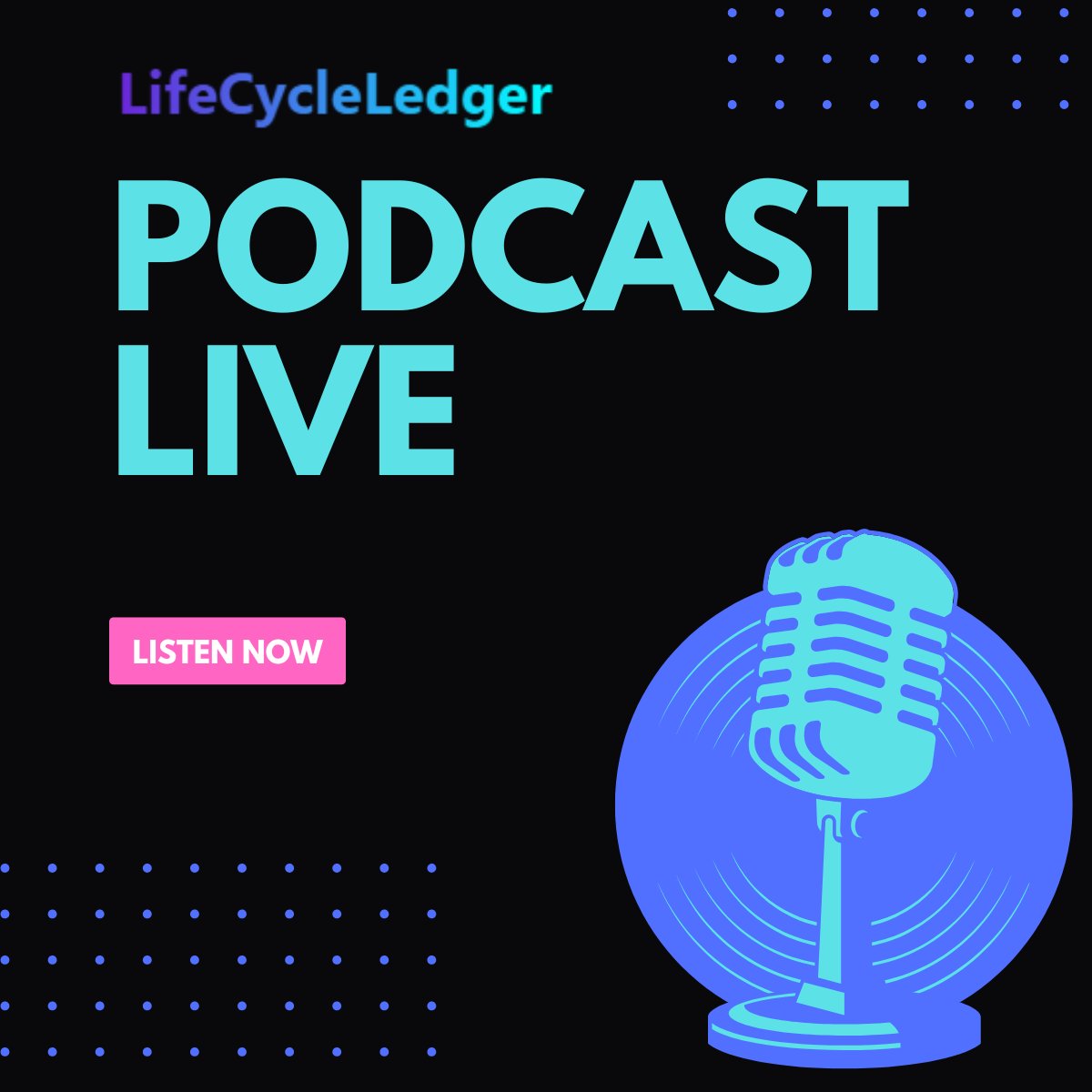 LifeCycleLedger's tweet photo. Listen to our podcast and learn more about #LifeCycleLedger As we love efficiency and getting to the point, our podcasts will always remain under 10 minutes. 🎙️ https://t.co/nzPfJDQ0NF