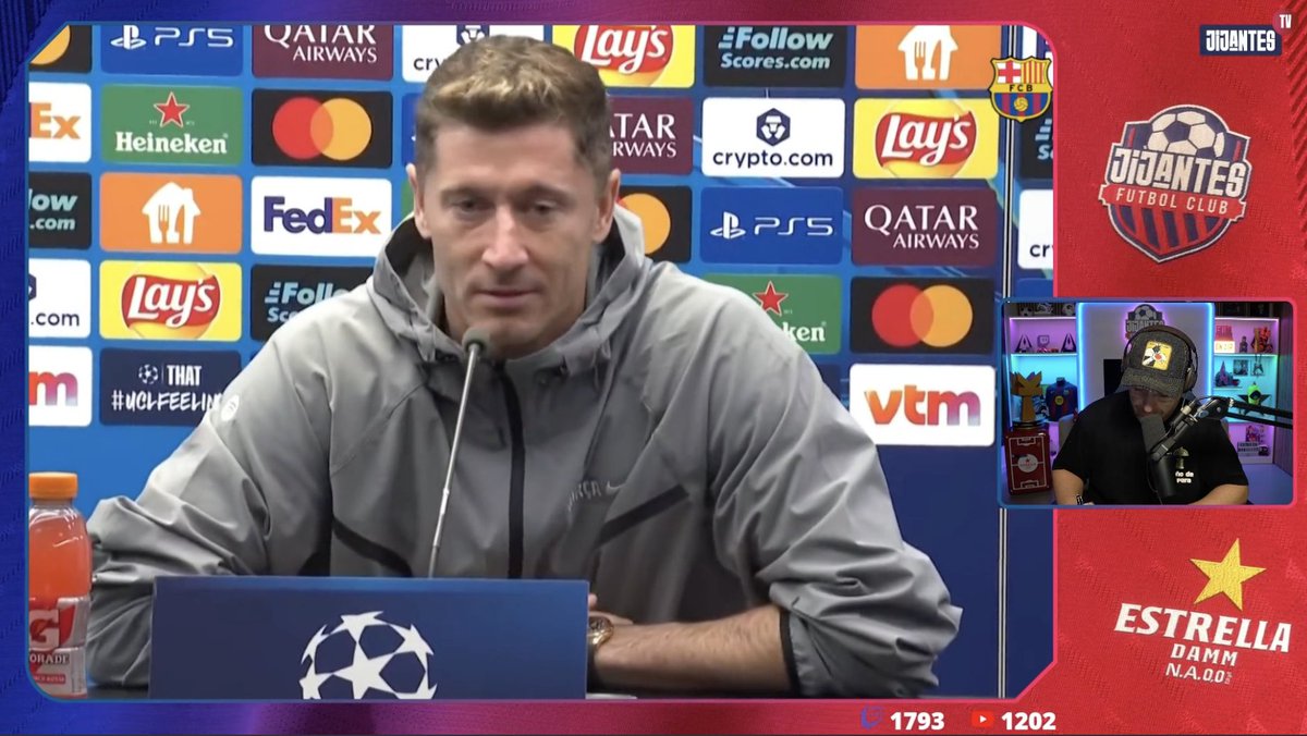 📺 DIRECTO <a href="/JijantesFC/">Jijantes FC</a>
 
🗣️ Robert Lewandowski: "Me siento bien después de la lesión. Estoy con el equipo y hace tres días jugué unos minutos. Para mí lo más importante es cómo puedo ayudar al equipo. Ahora mismo el futuro no es importante, estoy tranquilo".

🔗