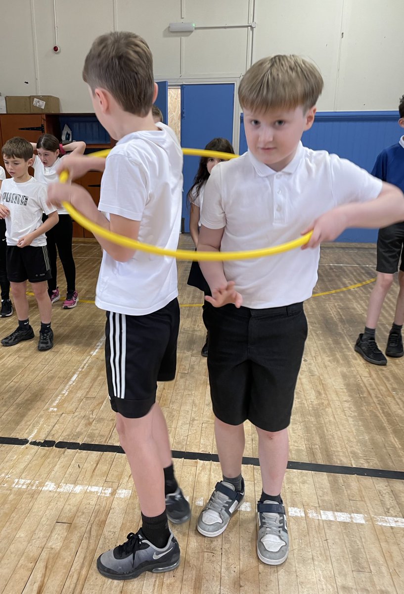 stpetersgala's tweet image. Some games fun today in the hall for P5/6. The Bean Game with some additions was a good warm up before some relay style games where team work was key, albeit with varying degrees of end result success! #EnjoyLearning @SBCEducation1