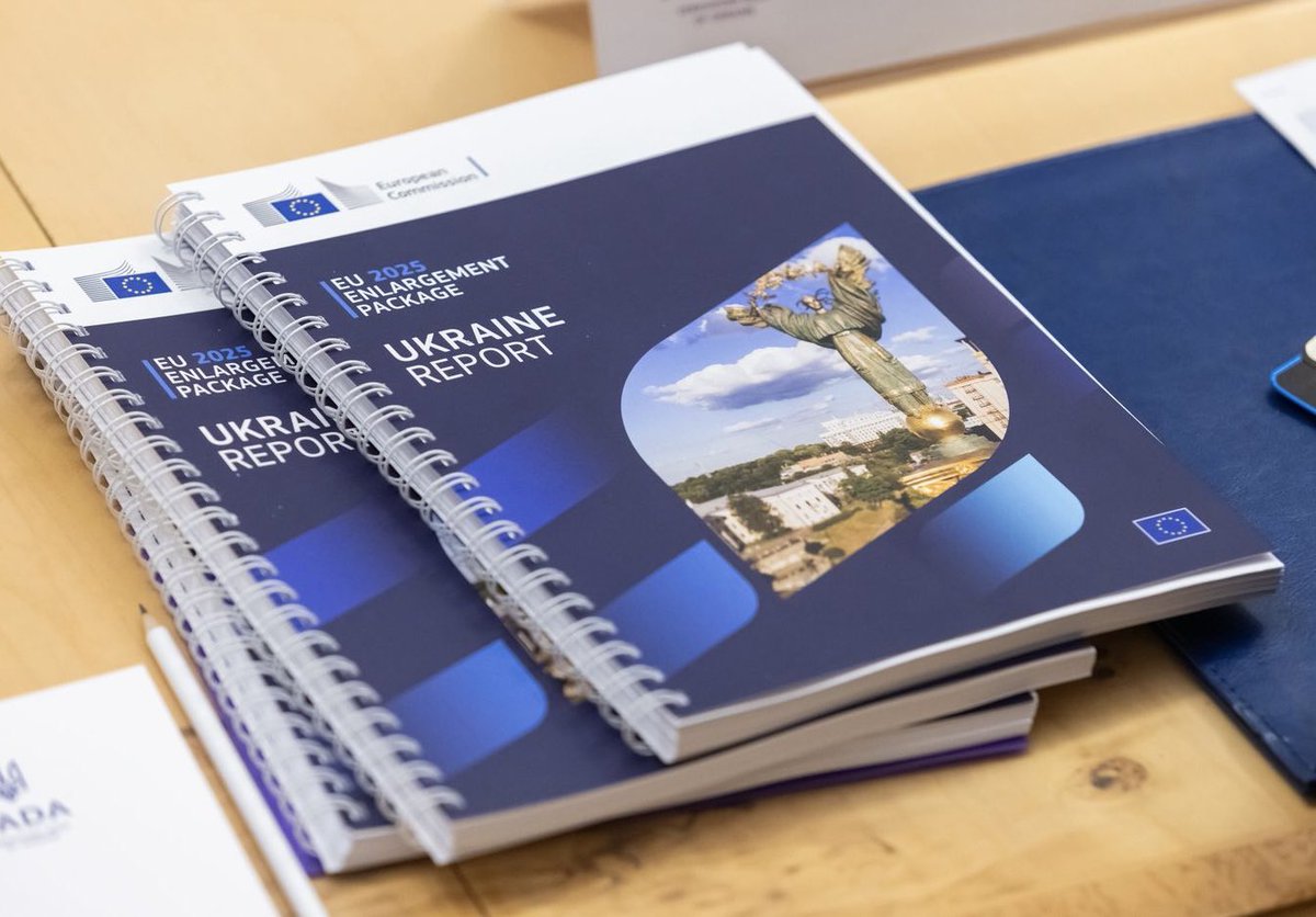 The 2025 Enlargement Report is out!

🇺🇦 UA keeps advancing on its 🇪🇺EU path despite RU’s aggression. 

🔹 doubled the number of chapters with “good progress”
🔹 remains among the frontrunner candidate countries
🔹 essential to continue strengthening anti-corruption institutions