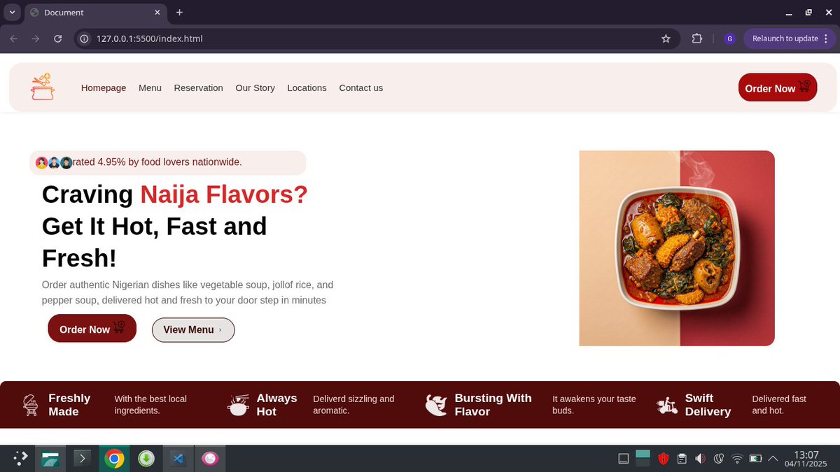 Ujahgrace17's tweet image. Decided to do a lil sum today, I tried recreating this design I saw somewhere with #HTML and #CSS
Mine first, design second
What do you think?
Credits to the designer, cant find the @
