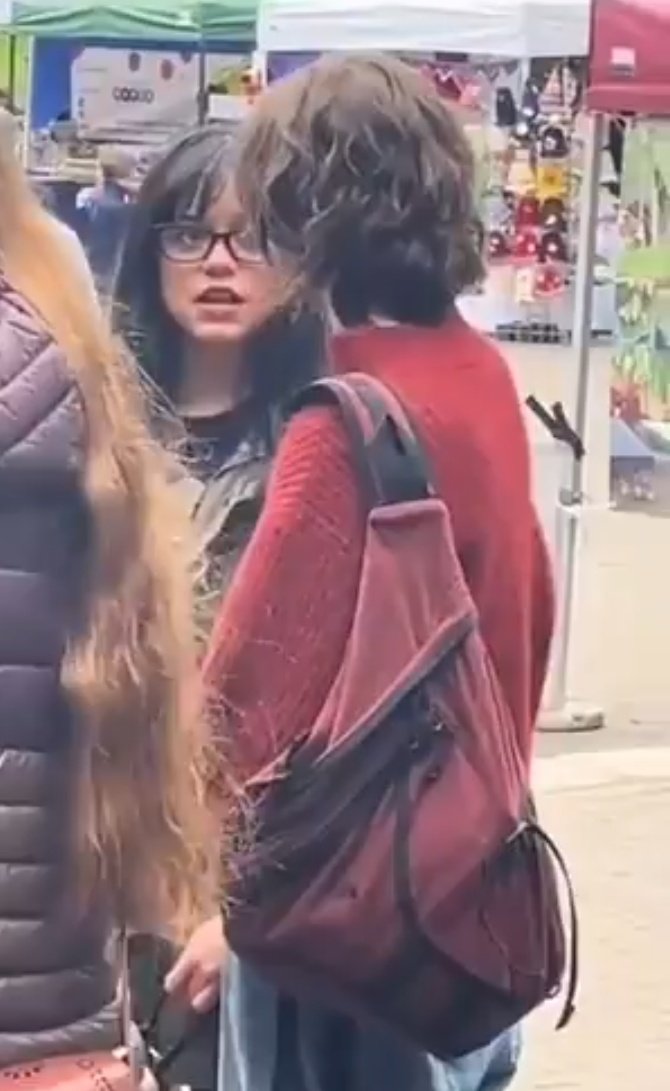 also, emma really loves that red bag