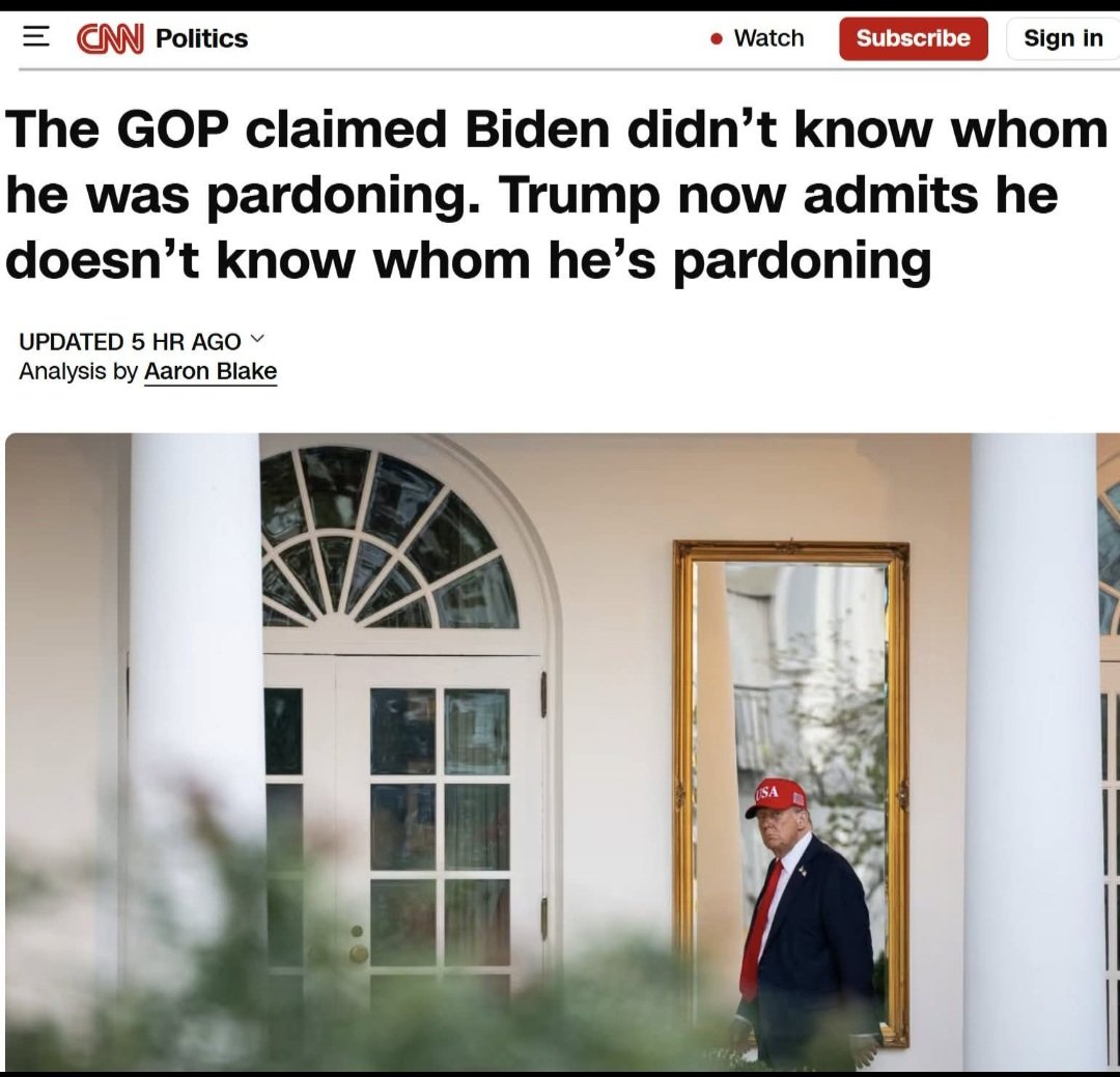 Fievel131's tweet image. You lost all your credibility when your dementia riddled FOTUS claimed he doesn&apos;t know who he&apos;s pardoning. Unless of course he lied to cover up his corruption of pardoning someone and then doing business with him.