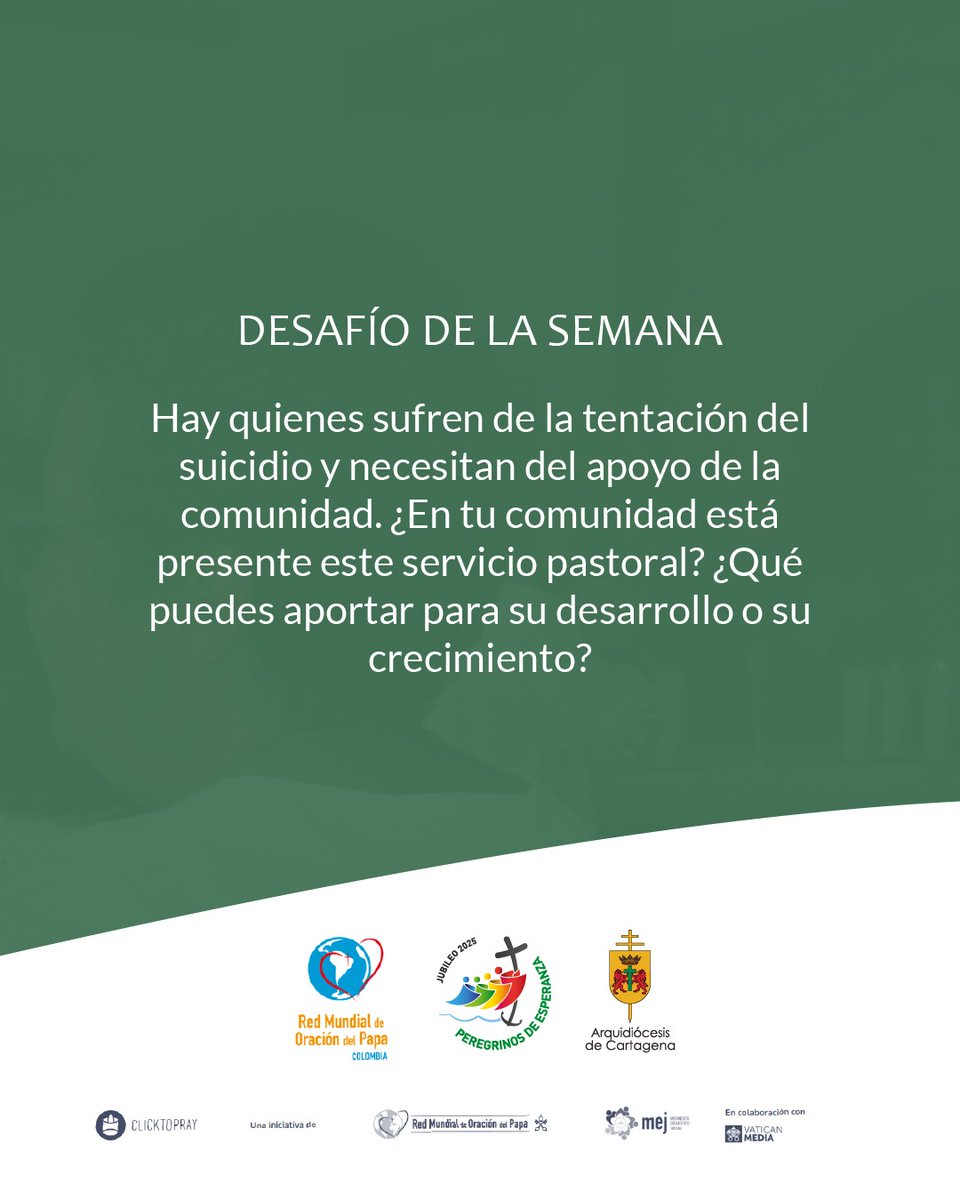 #Actituddelasemana 🫂 || Salir al encuentro del que sufre

💛 En esta semana, la invitación es a ser una voz de aliento para aquellos que atraviesan el dolor, para así llevar la esperanza de Cristo Resucitado.