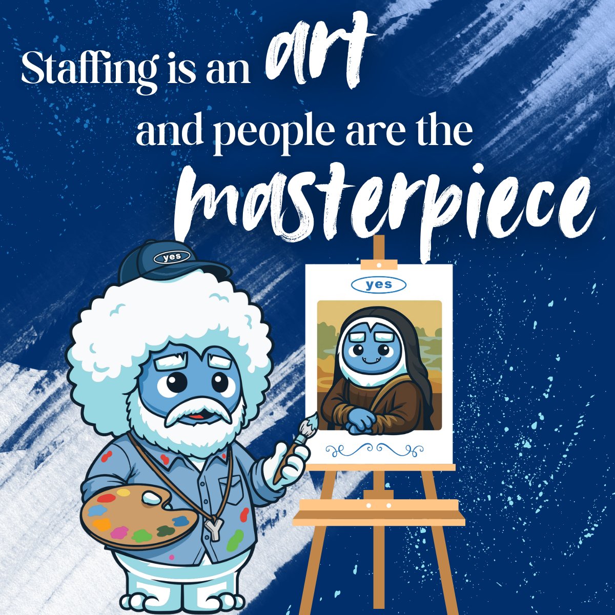 staffingyes's tweet image. Bob Ross had happy trees.🌲🎨
We’ve got happy hires. 💼 Different canvas, same joy. 😁

#UtahStaffing #StaffingSolutions #PeopleFirst #UtahBusiness