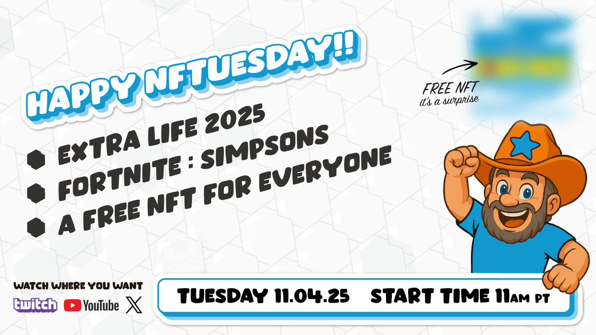 CSSully's tweet photo. Dropping into #NFTuesday with another FREE NFT for everyone that comes by AND we'll be visiting Springfield for some Fortnite fun! https://t.co/3WbTadIu0k