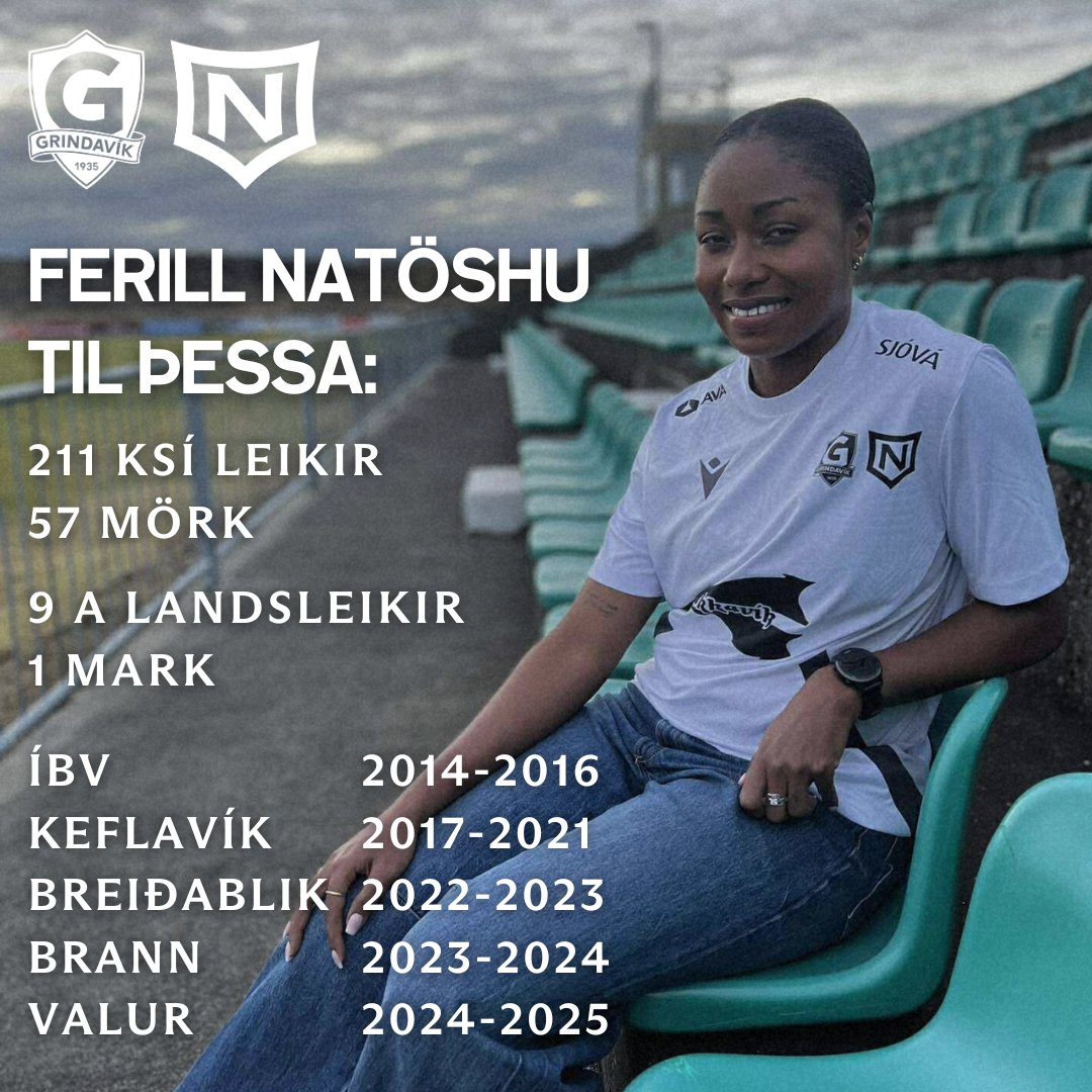 Það er heldur betur óhætt að segja að Natasha kemur til með að bæta mikilli reynslu, þekkingu og gæðum í lið Grindavíkur/Njarðvíkur í Bestu deildinni

Undirbúningur er í fullum gangi fyrir Bestu og verður spennandi að fylgjast með stelpunum næsta sumar!

Áfram Grindavík/Njarðvík!
