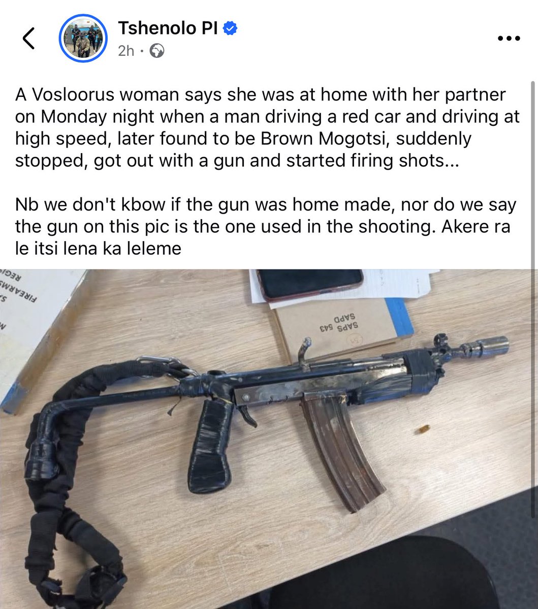 Raesetja123's tweet photo. The first man to survive his own shooting- Brown Mogotsi. https://t.co/pFC7NnbadP